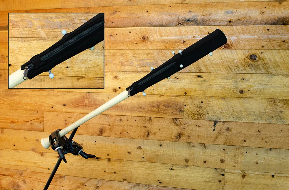 Custom motion-capture controller sleeve built by Novus Labs for a VR baseball experience
