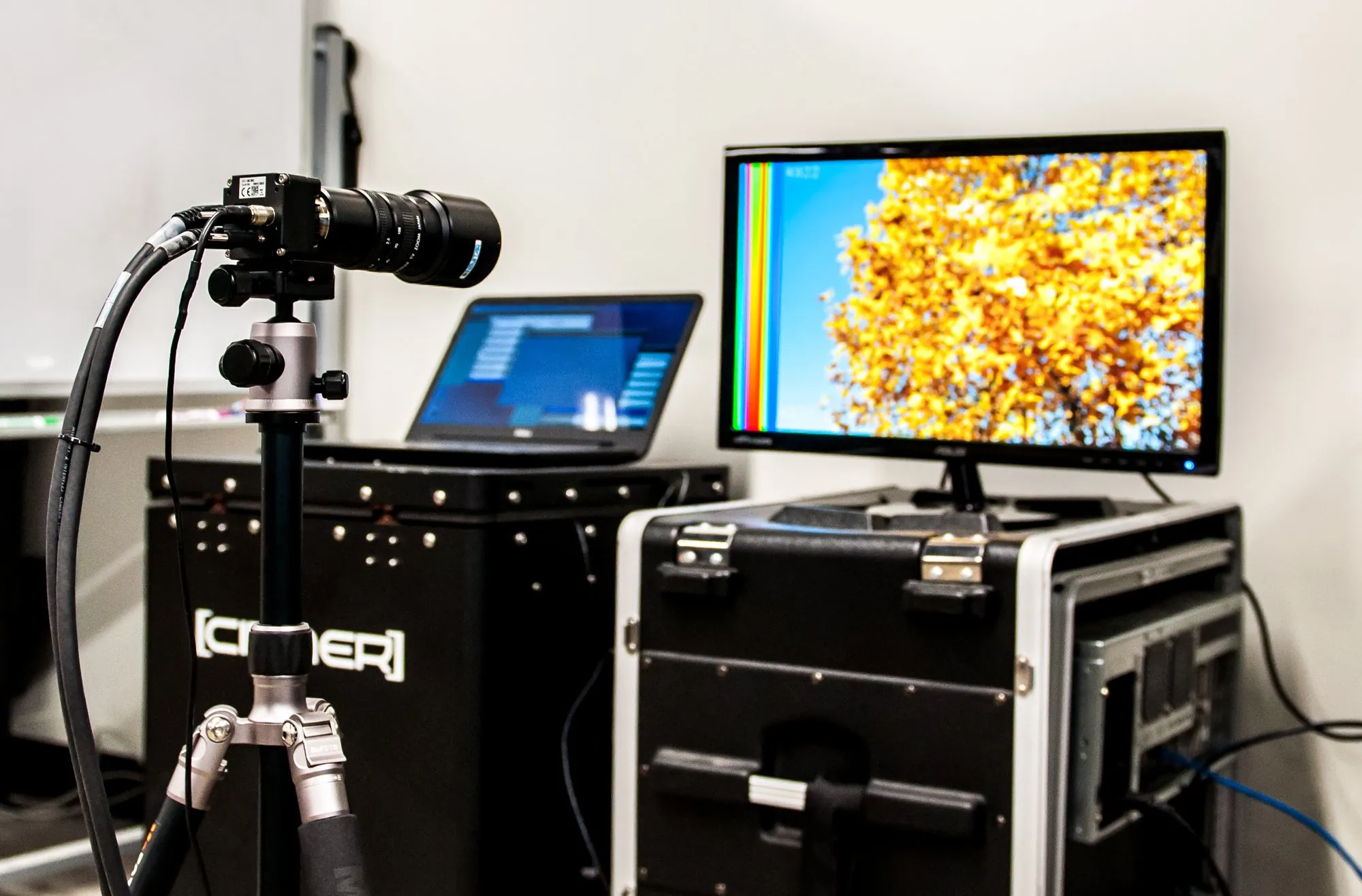 Novus AV Analysis Suite display measurement setup