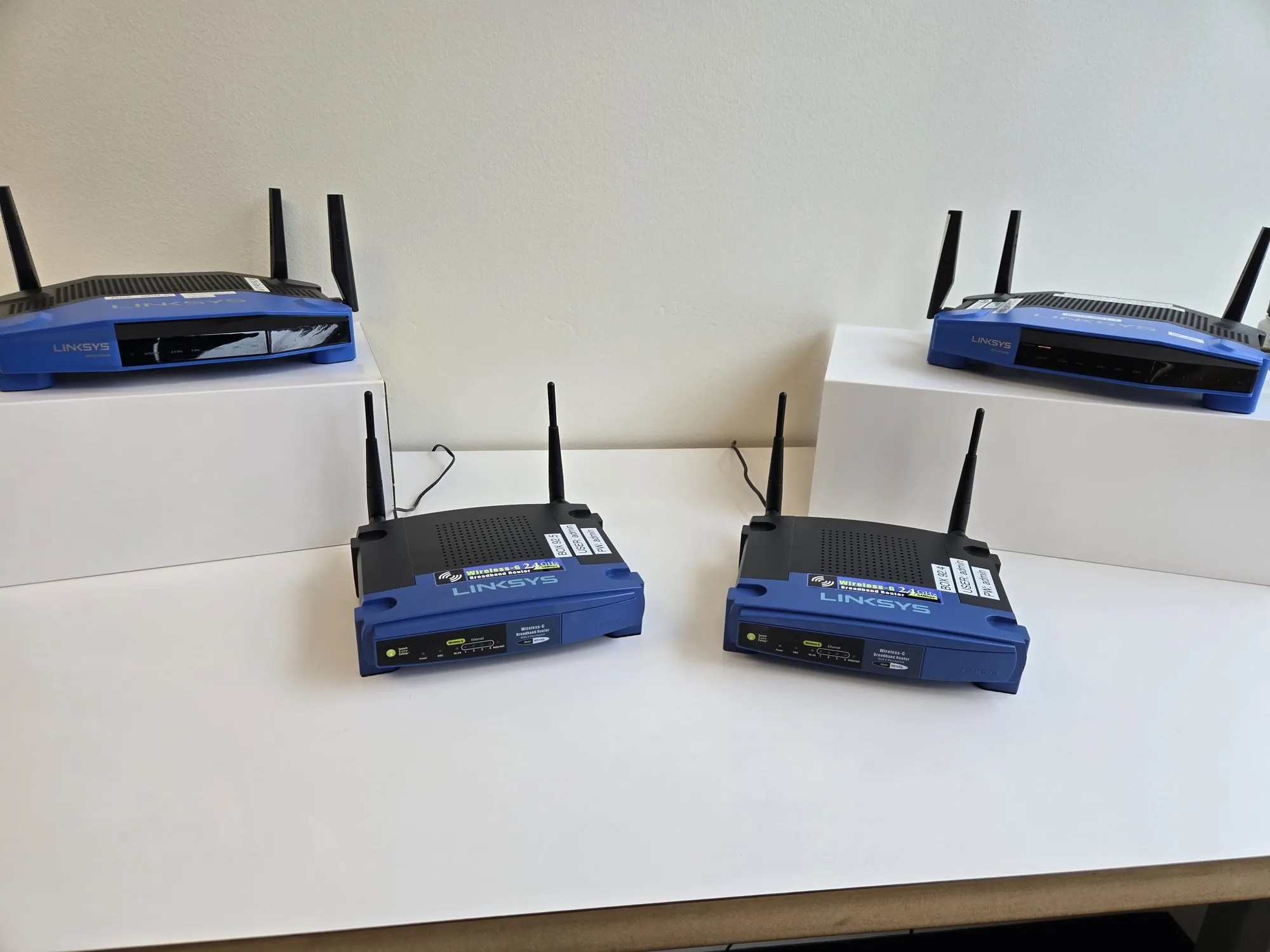 The Cisco / Linksys WRT54G router from the Novus Labs device vault